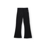 Pantalon en maille �vas� taille haute pour fille noir