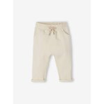 Pantalon molleton bb garon uni beige sable