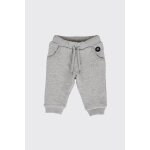 Pantalon molletonn� en coton b�b� gris chine clair