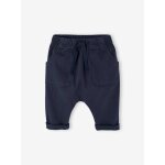 Pantalon naissance en serg marine