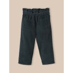 Pantalon paperbag b�b� en velours eucalyptus