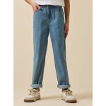 Pantalon relax gar�on denim stone