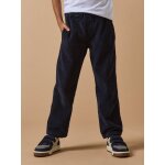 Pantalon relax en velours c�tel� gar�on marine