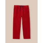 Pantalon relax en velours ctel garon rouge fonce