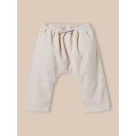 Pantalon sarouel en velours bb beige