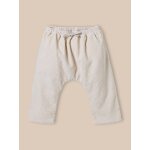 Pantalon sarouel en velours beige