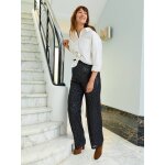 Pantalon sequins de grossesse noir