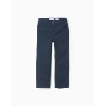 Pantalon en serg� bleu fonc�