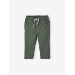 Pantalon en serg doubl bb garon vert bouteille
