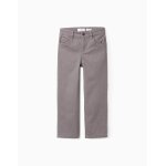 Pantalon en serg� gris