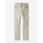 Pantalon skinny en serg� gar�on name it en coton recycl� beige poudr�