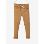 Pantalon slim couleur facile  enfiler garon beige