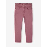 Pantalon slim fille mauve