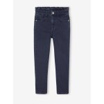 Pantalon slim fille morphologie fin encre