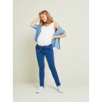 Pantalon slim de grossesse molleton aspect jean denim stone