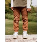Pantalon style jogger doubl polaire garon facile  enfiler noisette