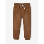 Pantalon style jogger doublé polaire garçon facile à enfiler noisette Pantalon style jogger doublé polaire garçon facile à enfiler noisette