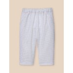 Pantalon taille �lastiqu�e b�b� carreaux bleu