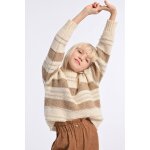 Pantalon taille paper bag camel