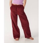 Pantalon en velour fille keepsakes washed dark plum
