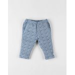 Pantalon velours c�tel� bleu