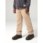 Pantalon en velours c�tel� gar�on facile � enfiler beige