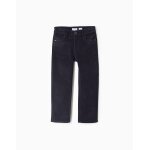 Pantalon en velours ctel slim fit bleu fonc