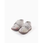 Pantoufles avec imprimé gris clair Pantoufles avec imprimé gris clair
