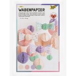 Papier alv�ol� pastel folia 21�33 cm 4 feuilles multicolore