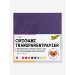 Papier origami transparent folia, 500 feuilles carr�es transparent