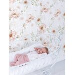 Papier peint coquelicots poppies rose nude