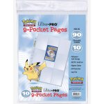 Paquets de 10 feuilles de classeur pikachu blanc