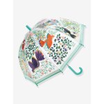 Parapluie fleurs et oiseaux - bleu