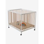 Parc en bois flexipark bois / blanc