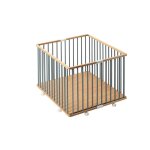 Parc carr gaby bois hybride bleu gris