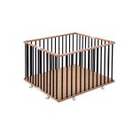 Parc carr gaby bois hybride noir