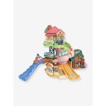 Parcours city toboggan multicolore