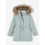 Parka 3 en 1 hiver fille vert de gris