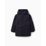 Parka 3 - en - 1 rembourr�e avec capuche bleu fonc�