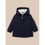 Parka b�b� doubl�e imitation fourrure marine