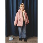 Parka  capuche 3 en 1 fille parka + veste matelasse bois de rose