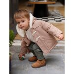Parka à capuche bébé esprit duffle - coat cappuccino Parka à capuche bébé esprit duffle - coat cappuccino