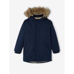 Parka à capuche doublée sherpa garçon navy Parka à capuche doublée sherpa garçon navy