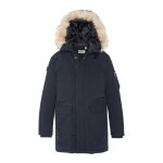 Parka  capuche marine
