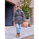Parka  capuche romantique fille marine