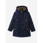Parka chaude garon cyrillus marine