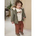 Parka + doudoune fine bb 3 en 1 olive