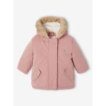 Parka + doudoune fine bb 3 en 1 vieux rose