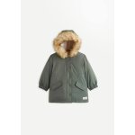 Parka enfant imperm�able doubl� sherpa emma kaki