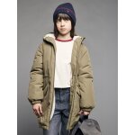 Parka fille � capuche kaki